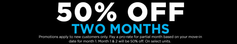 Image showing promotional deals at self storage facility Storelocal Storage, 4395 Business Dr, Cameron Park, CA, 95682