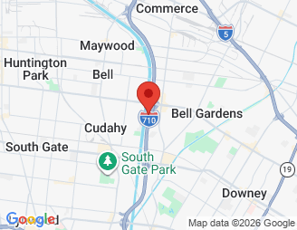 Map image of U-Store Bell, 5427 Clara St, Bell, CA, 90201 location